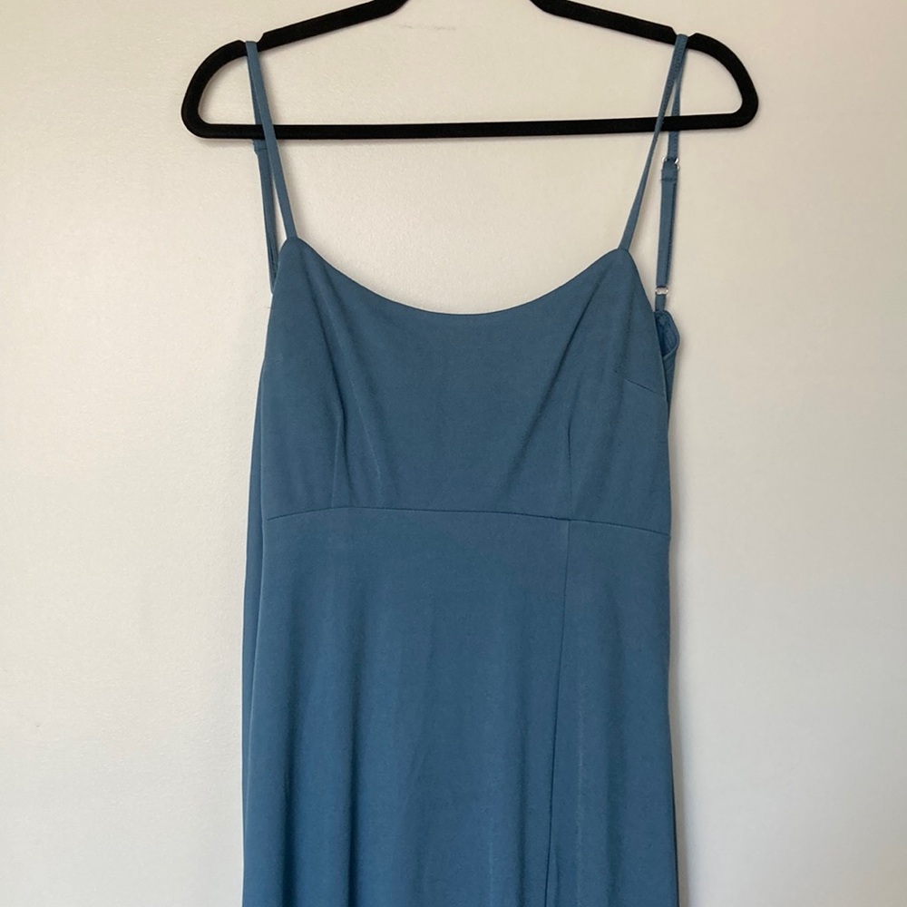 Birdy Grey Benny Crepe Bridesmaid Dress in Twilight